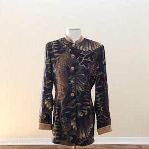 Vintage Floral Blazer